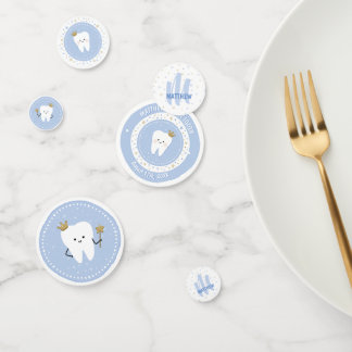 Baby's eerste tandfeest Monogram Decoraties Confetti