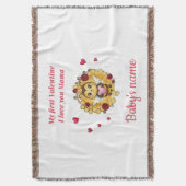 Baby's eerste Valentijn Deken (Voorkant Verticaal)