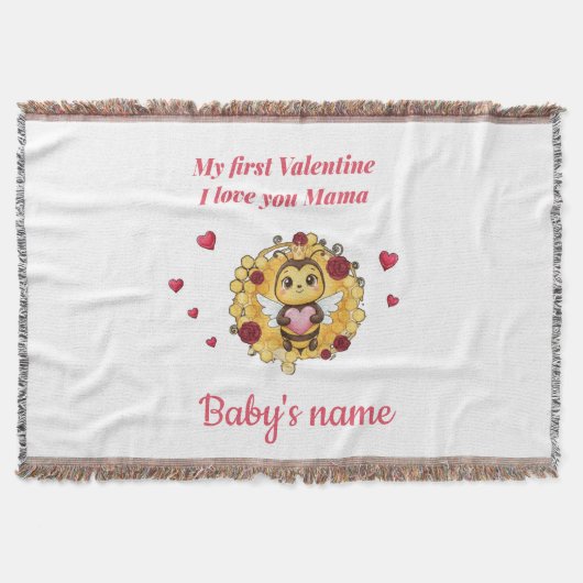 Baby's eerste Valentijn Deken (Voorkant)