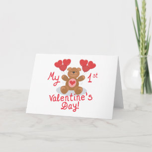 Baby's eerste Valentijnsdag Feestdagen Kaart