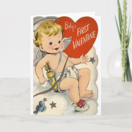 Baby's eerste Valentijnsdag Kaart