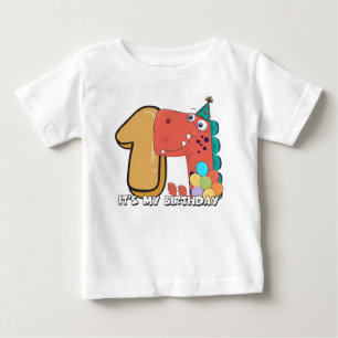 Baby's eerste verjaardag dinosaurus