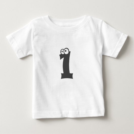 Baby's eerste verjaardag T-Shirt (Voorkant)
