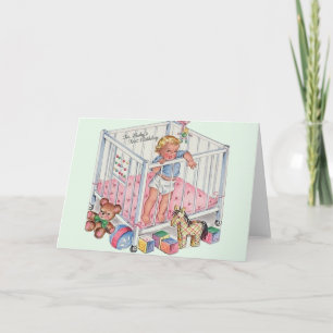 baby's eerste verjaardag Wenskaart Kaart