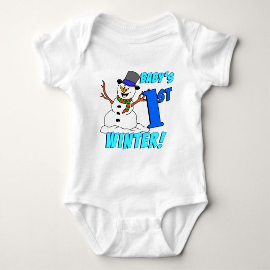 Baby's eerste winter romper (Voorkant)