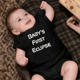 Baby's Eerste Zonsverduistering Zonsverduistering Romper