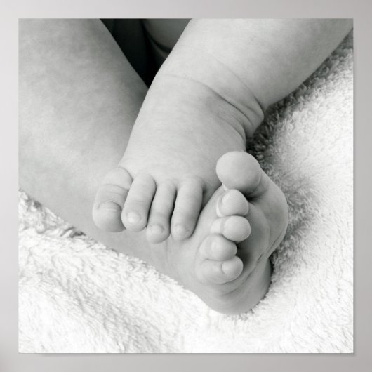Baby's Feet Poster afdrukken (Voorkant)