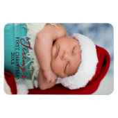 Baby's First Christmas 4x6 Photo Refrigerator Magneet (Horizontaal)