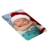 Baby's First Christmas 4x6 Photo Refrigerator Magneet (Rechterzijde)