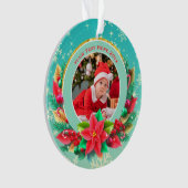 Baby's First Christmas Custom Name Photo Keepsake (devant)