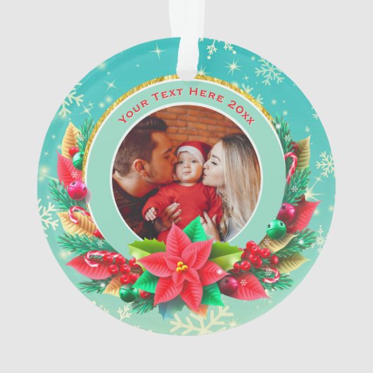 Baby's First Christmas Custom Name Photo Keepsake (dos)