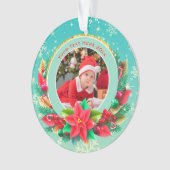 Baby's First Christmas Custom Name Photo Keepsake (devant)