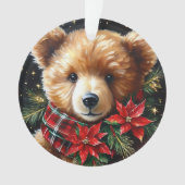 Baby's First Christmas Name Year Teddy Bear (devant)