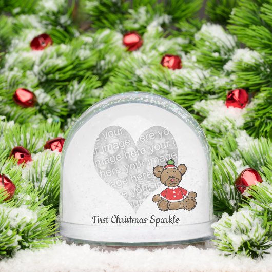 Baby's First Christmas Sparkle – Teddy Bear (Noël)