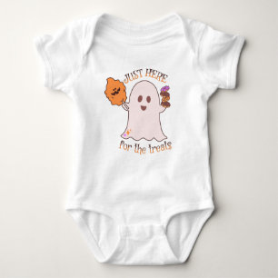 Babys First Halloween behandelt Ghost en Sweets Romper