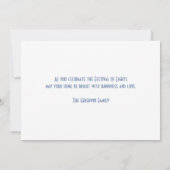 Baby's First Hanukkah, Penguin, Fotokaart Kaart (Achterkant)