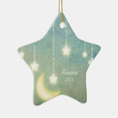 Baby's First kerstmaan Stars Afbeelding Ornament (Rechts)