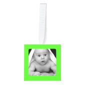 Babys First Photo Cube Ornament (Voorkant)