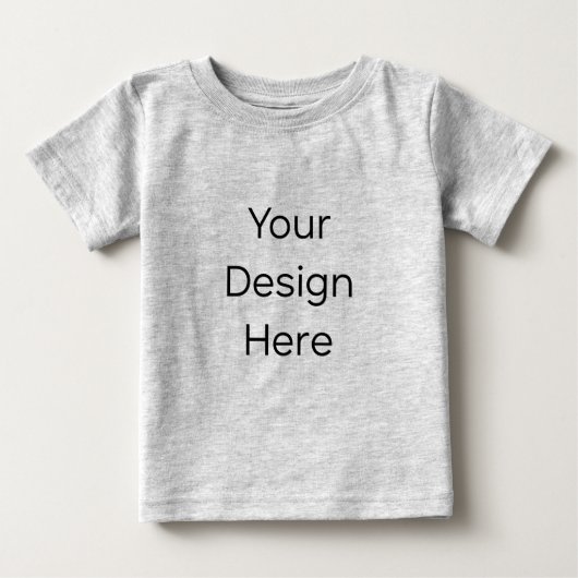 Baby's Grijs T-Shirt (Voorkant)