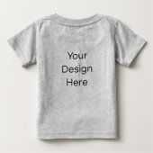 Baby's Grijs T-Shirt (Achterkant)