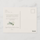 Baby's Grote Eenvoudige Bridal Shower Invitation Briefkaart (Achterkant)