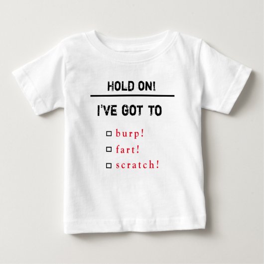 Baby's Hold On romper (Voorkant)