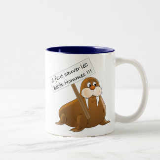 Baby's Hommes redden Tweekleurige Koffiemok