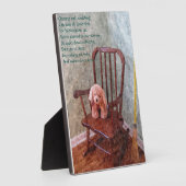 "Baby's houden niet" Nursery Plaque Fotoplaat (Zijkant)