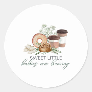 Baby's in a Bruis Ronde Sticker