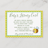 Babys Library Book Request Kaart BEE Buzzing Ba-Be (Voorkant)