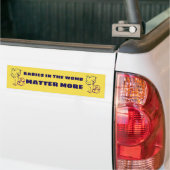 Baby's maken meer bumpersticker uit (Op Truck)