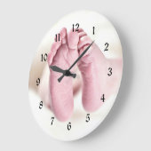 Baby's precious little feet grote klok (Hoek)