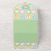 Baby's Quilt All-in-One uitnodiging (Buitenkant)