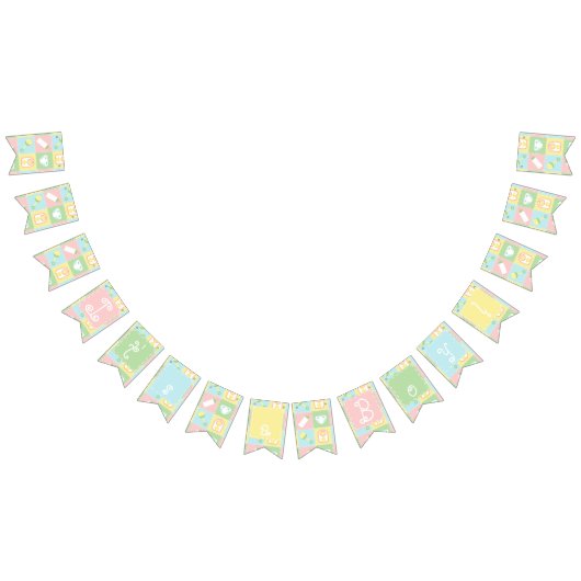 Baby's Quilt Bunting Banner (Alle)