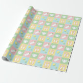 Baby's Quilt Wrapping Papier (Uitgerold)