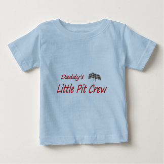Baby's shirt met "Papa's kleine pit-bemanning"