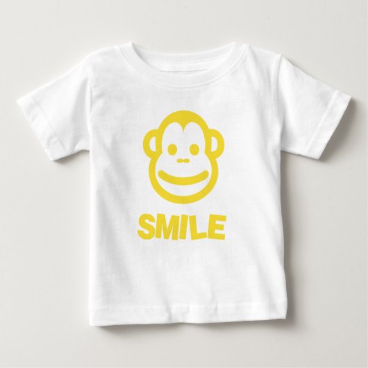 Baby's Smile T-shirt met brutale aap (Voorkant)