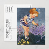 "BABY'S SUMMER GARDEN" BRIEFKAART (Voorkant / Achterkant)