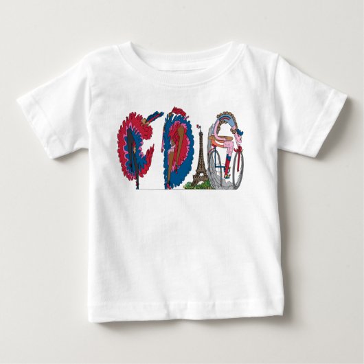 Baby's T-shirt | PARIS, FR (CDG) (Voorkant)