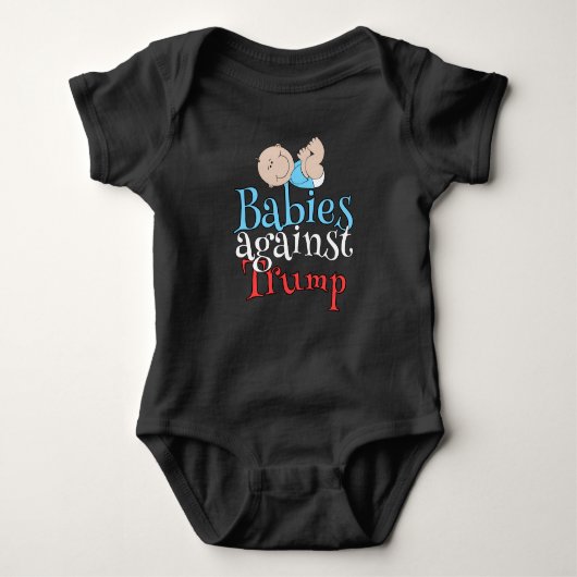 Baby's tegen Trump Romper (Voorkant)