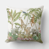 Baby's van het Oerwoud Kussen (Voorkant)