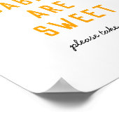 Baby's van honingbijen zijn zoete koorts. poster (Hoek)