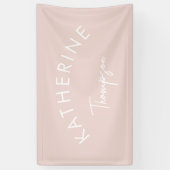 Baby's verpleegster Naam Kinder Room Wall Decor Spandoek (Verticaal)