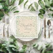 Baby's Waterverf Rustic Boho Chic Wedding Servet