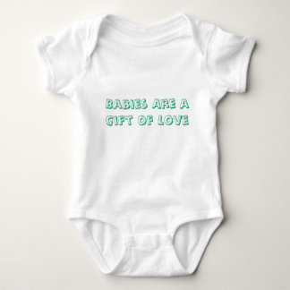 Baby's zijn een geschenk van liefde romper