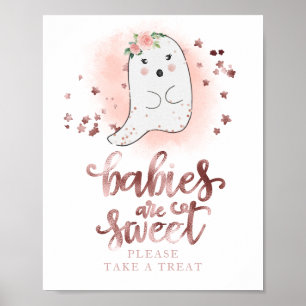 Baby's zijn Lief, Pak een Snoepje A.u.b. Bord Poster