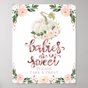 Baby's zijn Lief, Pak een Snoepje Bord Poster