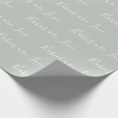 Baby's zijn liefdesroze meisje met elegante Baby Cadeaupapier (Hoek)