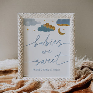 Baby's zijn zoet gebak - Twinkle Little Star Boy Poster