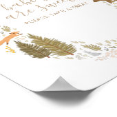 Baby's zijn zoet Neem een Baby shower van de Treat Poster (Hoek)